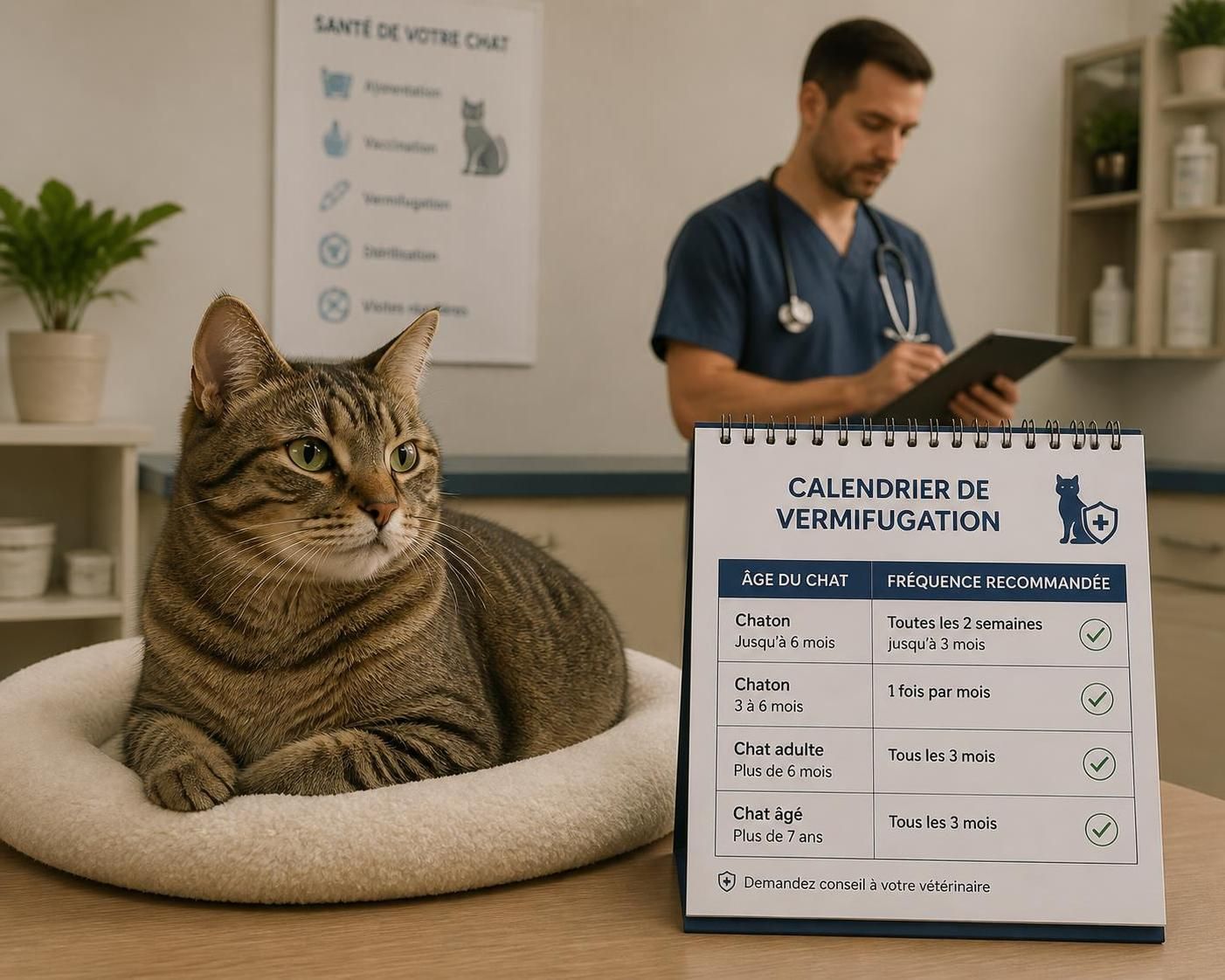 découvrez à quelle fréquence vermifuger votre chat pour garantir sa santé et prévenir les parasites efficacement.