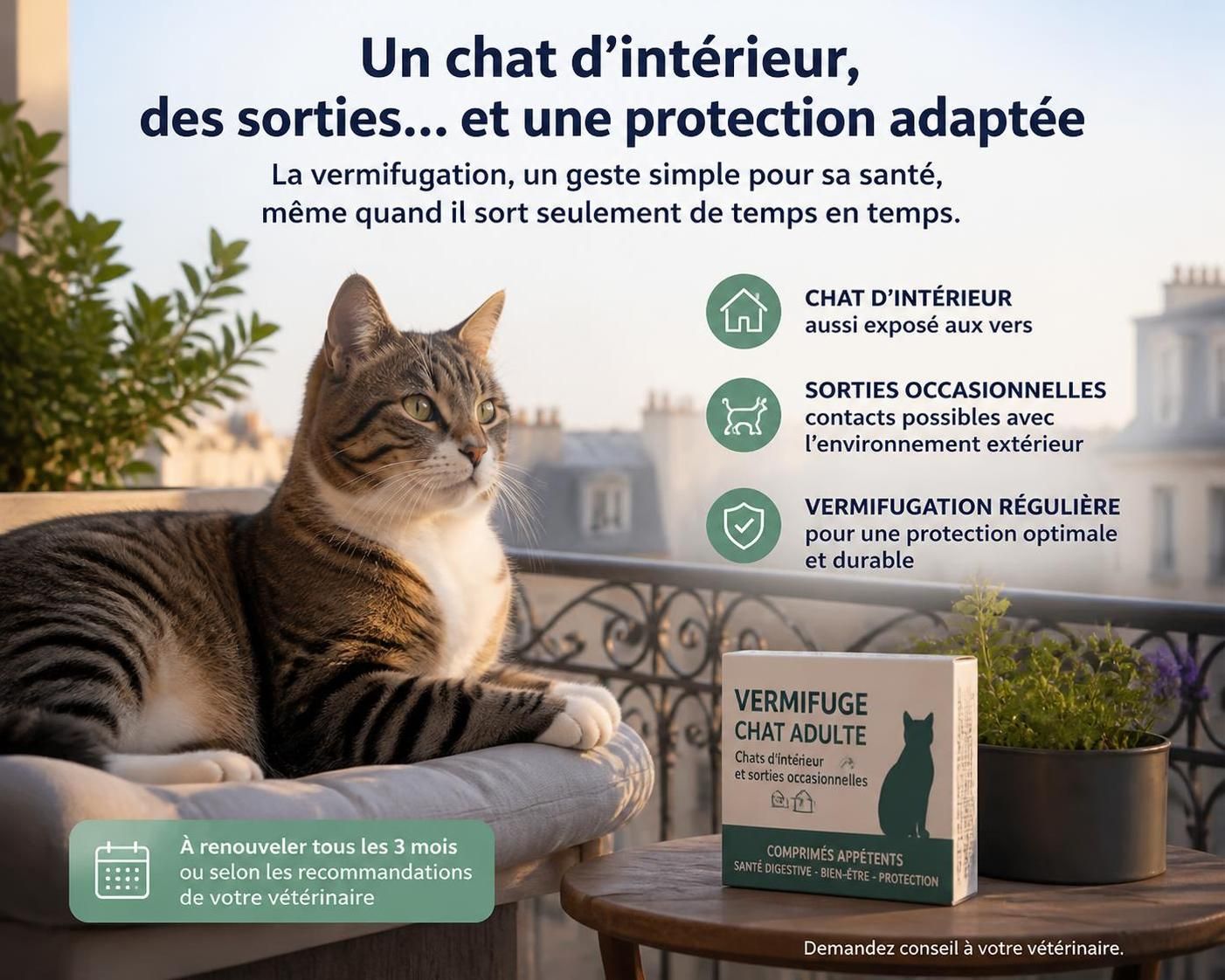 découvrez à quelle fréquence vermifuger votre chat avec nos conseils et recommandations pour assurer sa santé et son bien-être.