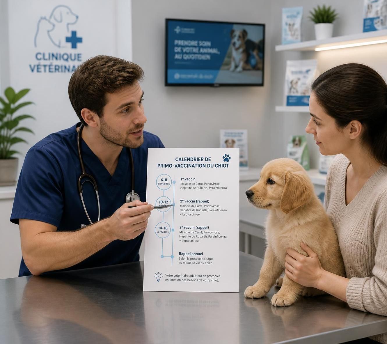découvrez quand et comment effectuer la primo-vaccination de votre chiot pour assurer sa protection optimale dès ses premières semaines.