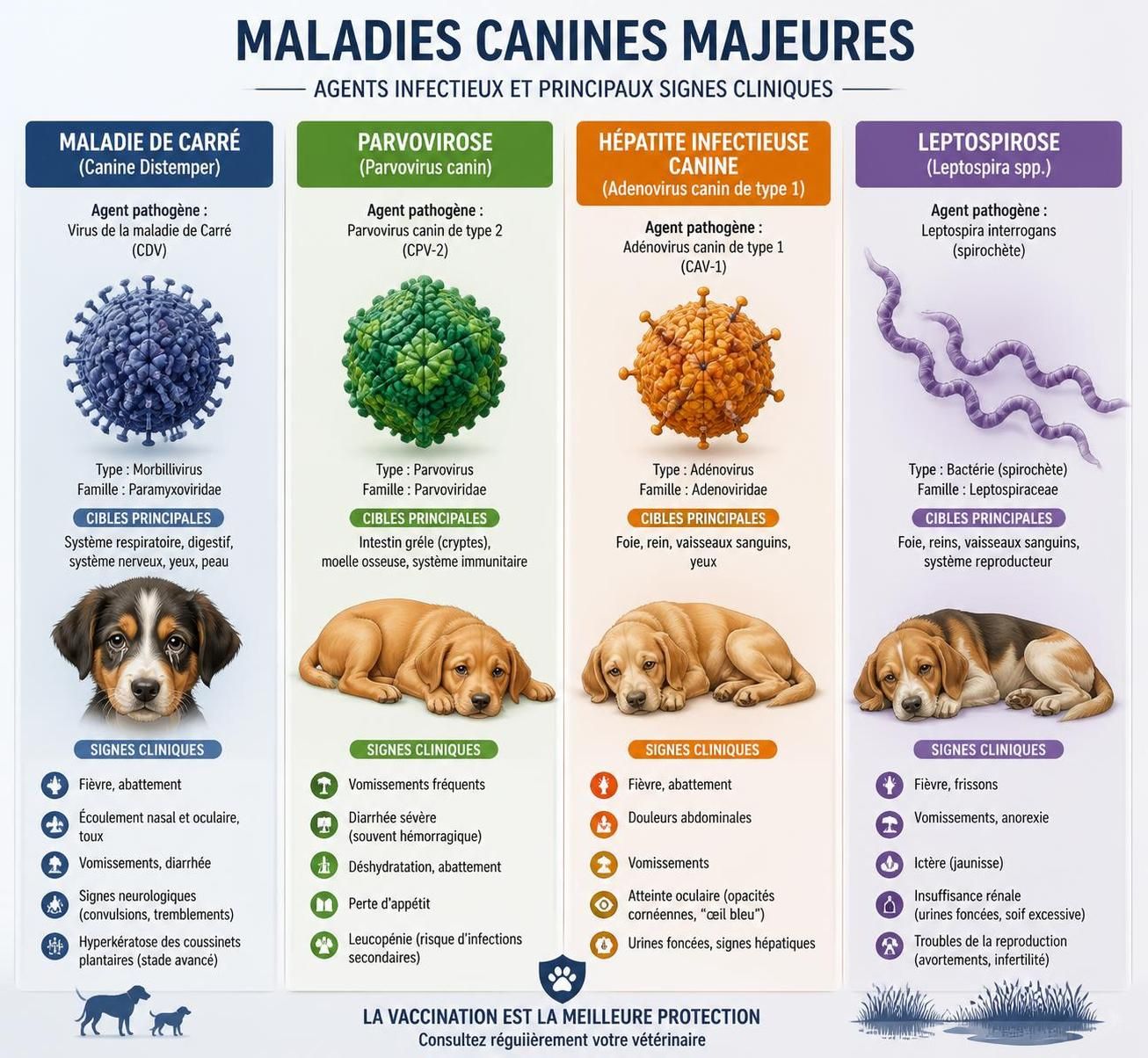découvrez quand et comment effectuer la primo-vaccination de votre chiot pour garantir sa protection optimale dès ses premiers mois.