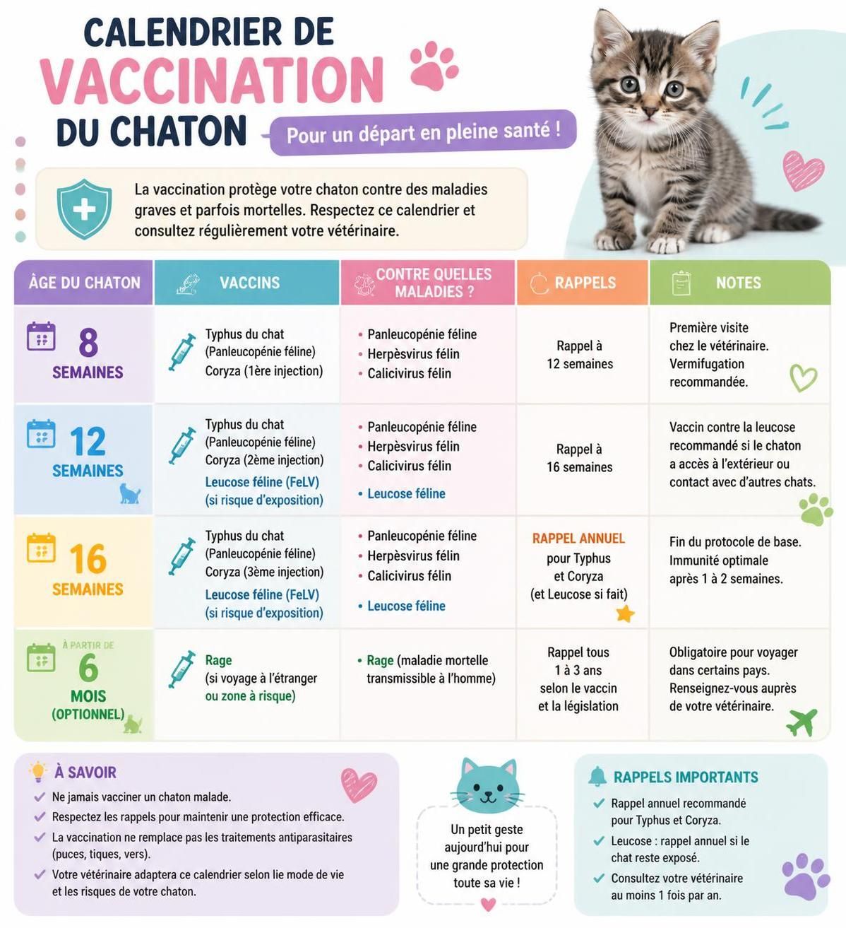 découvrez le coût moyen pour vacciner un chaton en 2026, les différents types de vaccins nécessaires et des conseils pour protéger la santé de votre animal.