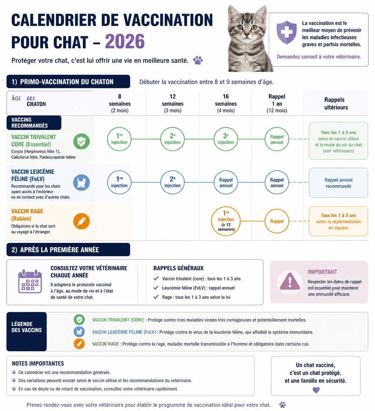 découvrez tout ce qu'il faut savoir en 2026 sur le vaccin contre le coryza chez le chat : son importance, son mode d'action et les conseils pour protéger votre animal.