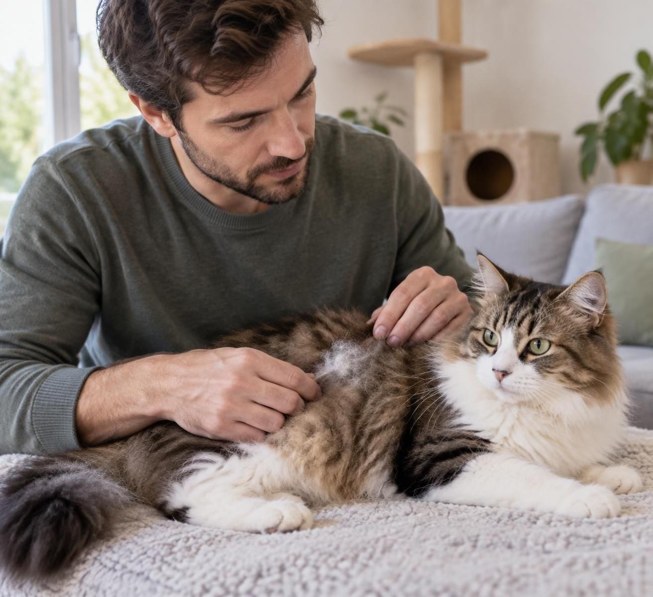 poil collé chez le chat : découvrez les causes possibles et les signes à surveiller pour savoir quand consulter un vétérinaire.