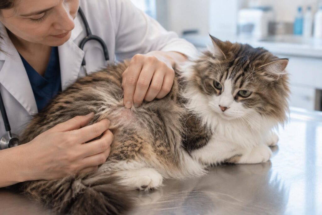 poil collé chez le chat : découvrez les causes possibles et les signes qui doivent vous inciter à consulter un vétérinaire.